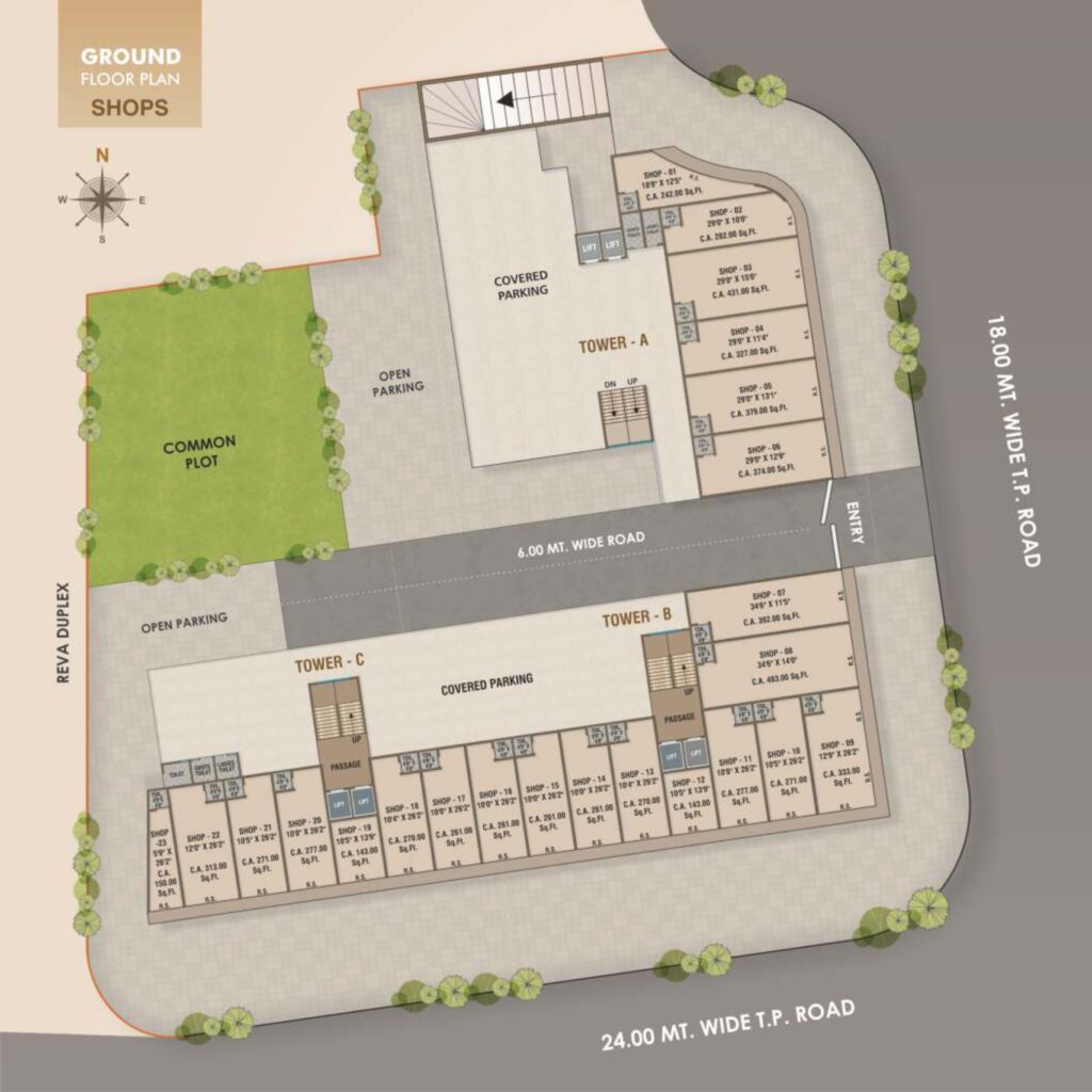 REVA FLATS GROUND FLOOR PLAN